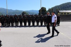 Pokaznom vježbom i postrojavanjem policijskih ešalona pokazana spremnost policije BPK Goražde