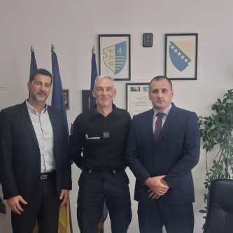 Radna posjeta visokog dužnosnika EUFOR-a Upravi policije MUP-a BPK Goražde