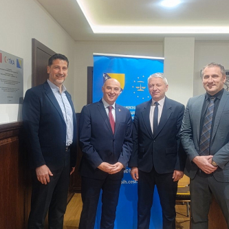 Predstavnici MUP-a BPK Goražde na sastanku u CEST-u FBiH