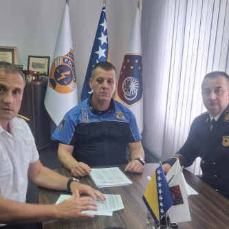 Policijski komesar Damir Bogunić u radnoj posjeti Upravi policije MUP-a Kantona Sarajevo